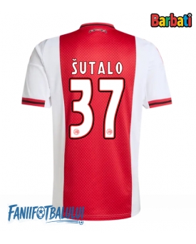 Ajax Josip Sutalo #37 Tricou Fotbal Replică 2025-26 Barbati Acasa